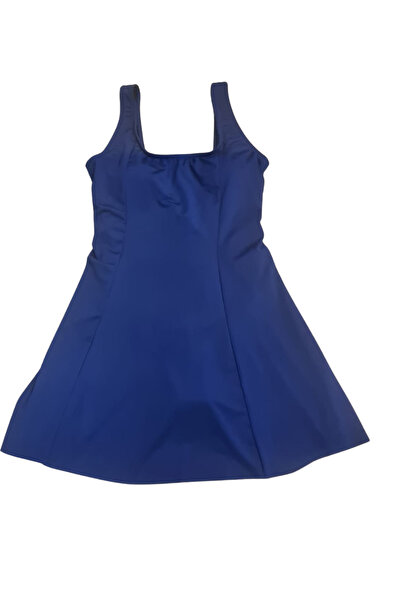 Butik Glowzia Birleşik Slip Şortlu Lacivert Kadın Mayo