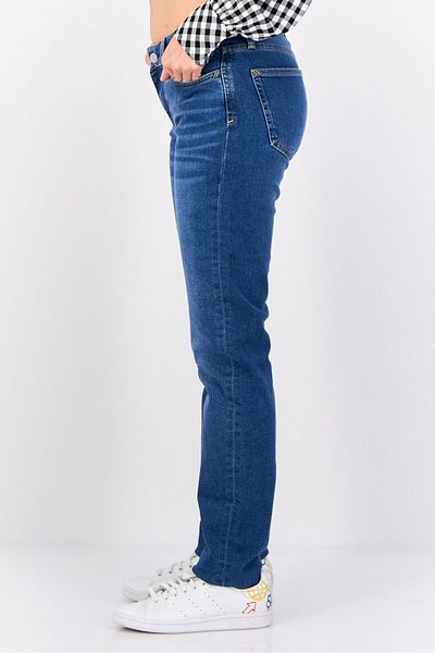 Esprit Women Straight Fit Washed Stretchable Denim, Blue