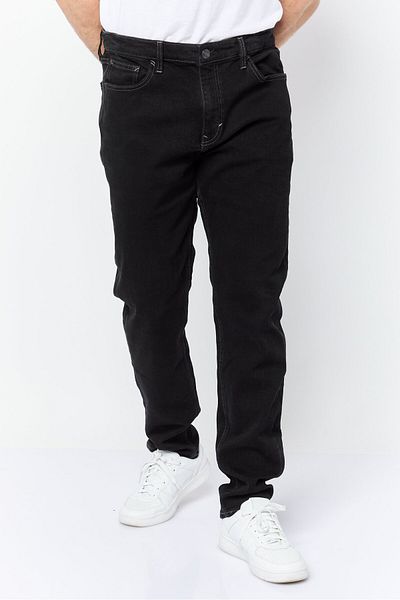 Esprit Men Regular Fit Washed Stretchable Denim Jeans, Black