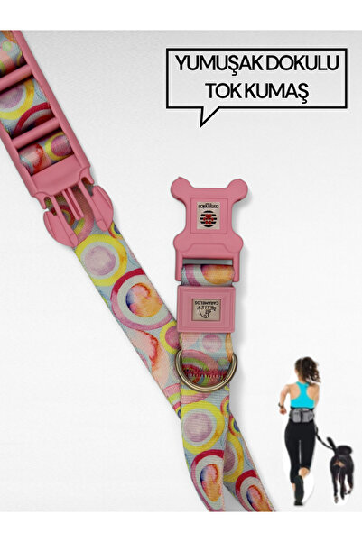 CARAMELOS Hands-Free Eller Serbest Gezdirme Kayışı- Köpek Gezdirme Kayışı - Eller Serbest- Köpek Gezdirme İpi
