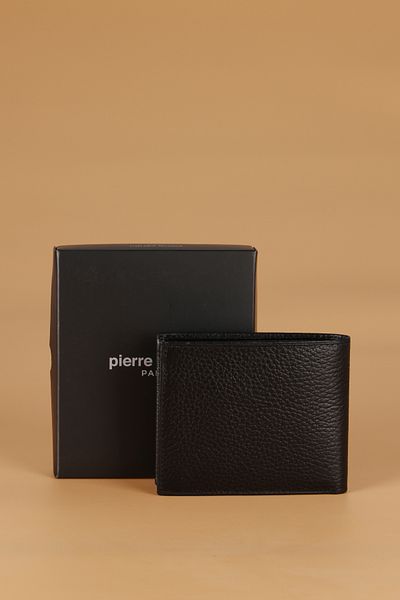 Pierre Cardin 2062 Leather Men's Wallet Card Holder You Want Flotur - Black
