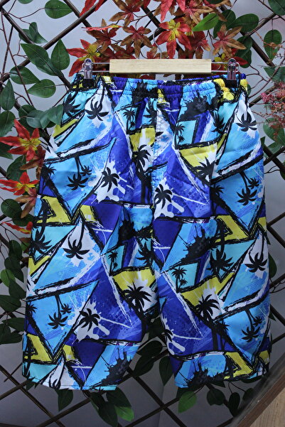 mikam ДОВГІ ШОРТИ З ПАРАШУТНОЇ ТКАНИНИ З КОЛЬОРОВИМ ПРИНТОМ ДЛЯ ДОРОСЛИХ ЧОЛОВІКІВ, ЯКІ ЗАЛИШАТЬ СВІЙ ВІДБИТОК НА ЛІТО.