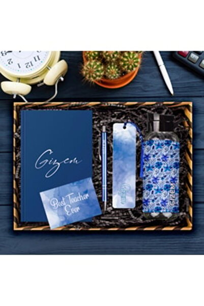 Çelik Öğretmenlere Özel Tasarım Defter & Kalem & Matara & Akrilik Kitap Ayrac...