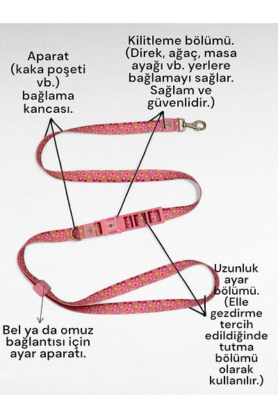 CARAMELOS Hands-Free Walking Strap - Hands-Free Dog Walking Leash