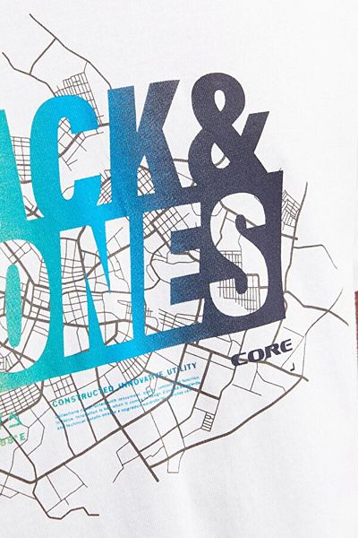 Jack & Jones 12257908   Ανδρικό μπλουζάκι Jcomap Summer Logo Tee Ss Crew Neck Sn Ss