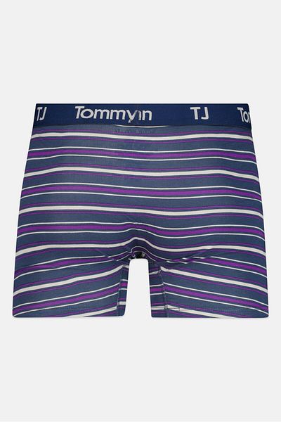 Tommy John Men 2 Pack 4 Inseam Brand Logo Boxer Briefs, Multicolour