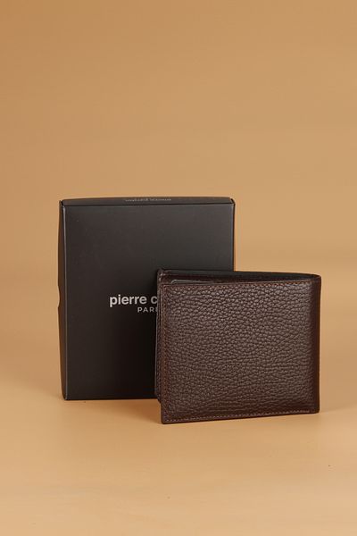 Pierre Cardin Men's Wallet - 2062 2022 Model Genuine Leather, Card Holder Flotur Brown