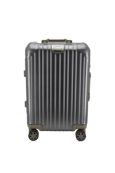 Cantayurdu CCS 5250 Çekçekli Alüminyum Kasa Kabin Valiz Kahve