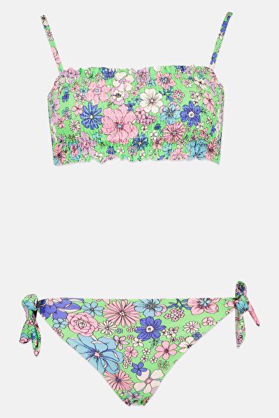 California Costumes طقم بيكيني نسائي مكون من قطعتين بتصميم باندو مطرز، متعدد ...