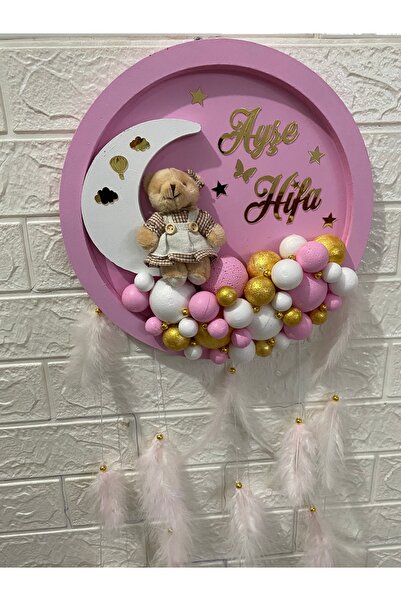 Neşeli Atölyem 31 Cm Yuvarlak Bubble Kapı Süsü bebek odası Duvar süsü