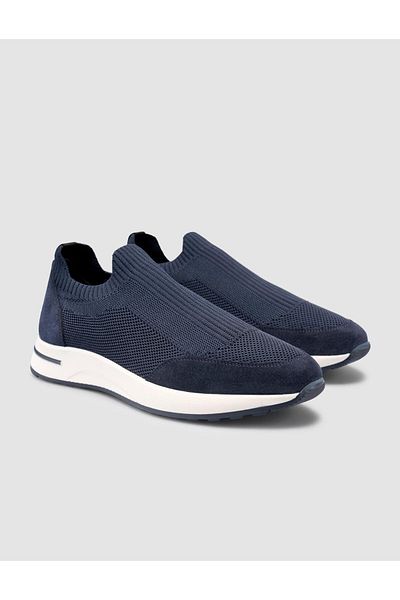 Cabani Knitwear Navy Blue Men's Sports Shoes