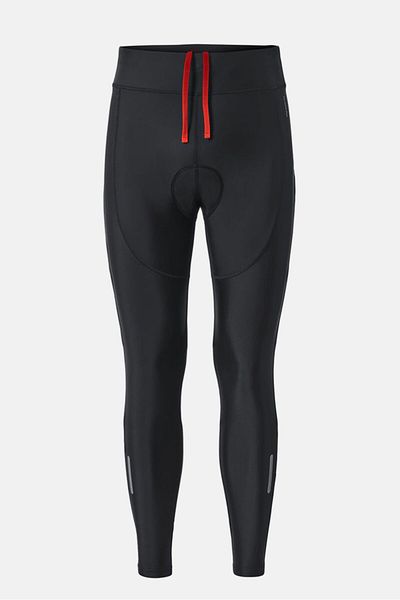 Tchibo Men Sportswear Fit Solid Cycling Pants, Black