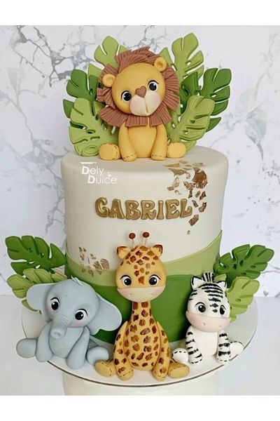by şeyda palancı Sugar dough safari figure set
