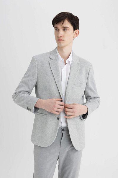 DeFacto N0503Az Ss Men's Woven Blazer Jacket