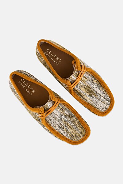 CLARKS Men Standard Wallabee Lace Up Shoes, Multicolor