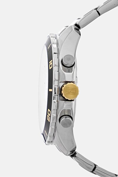 Tommy Hilfiger Men 1792095 Analog Stainless Steel Watch 43 mm, Silver