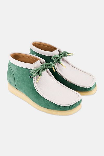 CLARKS Men Standard Wallabeebt Vcy Lace Up Boots, Green