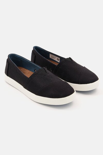 Toms حذاء أفالون سهل الارتداء للنساء، أسود