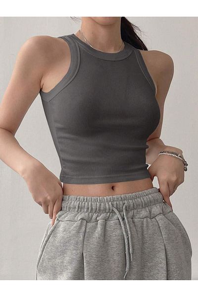 LAVDERUAR Fit Form Flexible Camisole Fabric Crop Tank Top