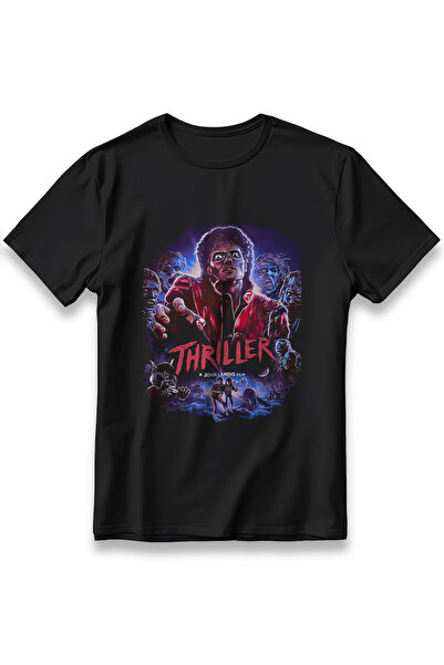 EZG Business Tricou Michael Jackson Thriller Unisex 100% bumbac, cu imprimeu ...