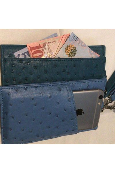 Other holider for cards, passport and coins of crocodile skin