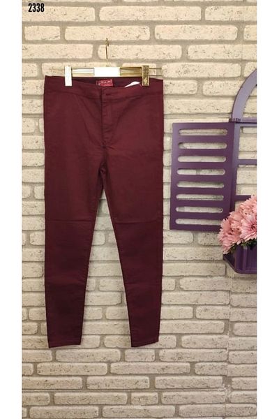 Arya Moda Gabardine Fabric High Waist Trousers 90cm Waist 38cm
