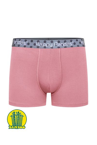 BRAINWEAR Ανδρικό Lycra Bamboo Digital Written Boxer - Δημιουργία Happy Panda