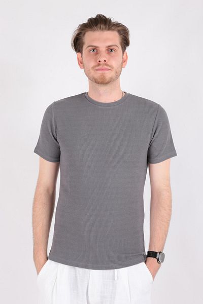 Five Pocket Slim Fit Men's Fp24B2064 Bis Collar T-Shirt