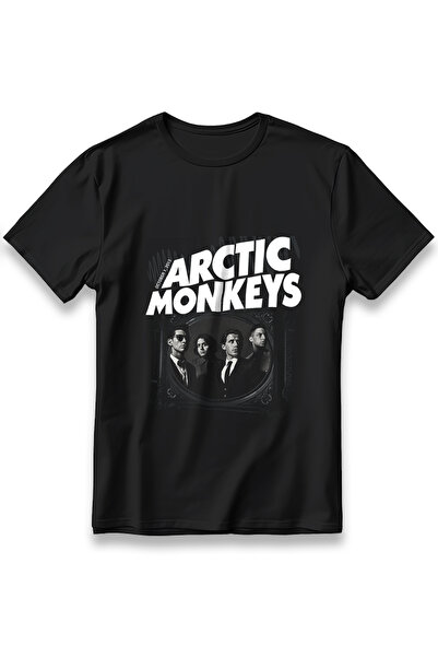 EZG Business RCTIC MONKEYS Ροκ Μπλουζάκι Unisex 100% Βαμβακερό Άνετο Μπλουζάκ...