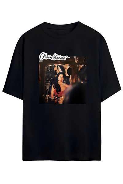 MAGORS Μπλουζάκι Unisex από βαμβακερό χαλαρό κοψίδι με σχέδιο Monica Bellucci
