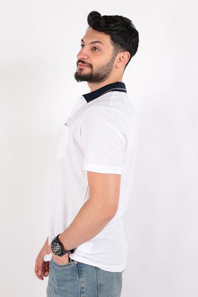 Diandor 2417003 Men's Polo Neck T-Shirt