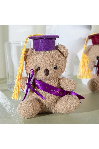 Choice 13x9x7cm Doctor's Clothing Teddy Bear Doll Plush Toy Small Sitting Doctor Bear Doll Pendant Boys Gir
