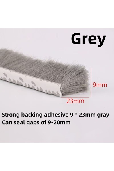 Choice57 شريط لاصق ذاتي لإغلاق الأبواب والنوافذ، بطول 5 أمتار، مقاس 9×23، رما...