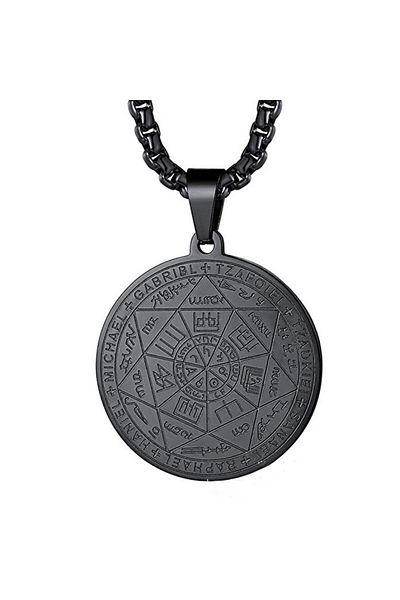 Choice YA7336-2 Seven Archangels Amulet Stainless Steel Necklaces Men Women Seal of Solomon Talisman Neckla