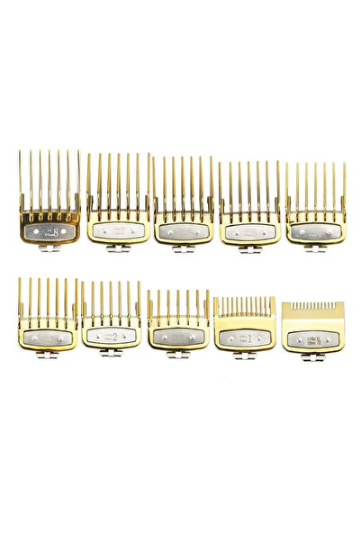 Choice 10 قطع ذهبية 8/10 قطع مشط دليل حد ماكينة قص الشعر الاحترافية لماكينة W...