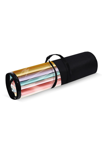 Choice4 حقيبة تخزين ورق تغليف الهدايا 80 × 22 سم حقيبة تخزين جديدة حقيبة شفاف...