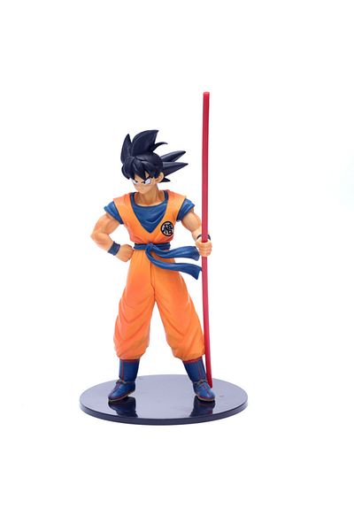 Choice no box 22cm Dragon Ball Son Goku Action Figure Anime Super Saiyan Model Childhood Memories PVC Statu