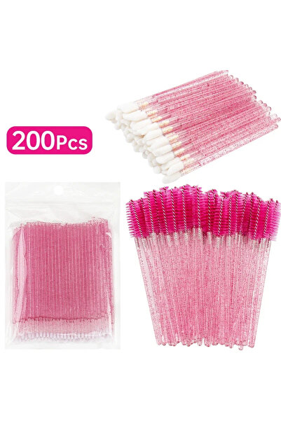 Choice C638-red 200pcs 200pcs Eyelash Extension Special Eyelash Removal Brush...