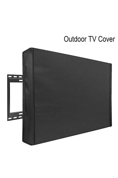 Choice FOR 55-58inch TV black Garden Patio Outdoor TV Cover 32" 36" 40" 46" 50" 55" 60" 65" Protect TV Sc