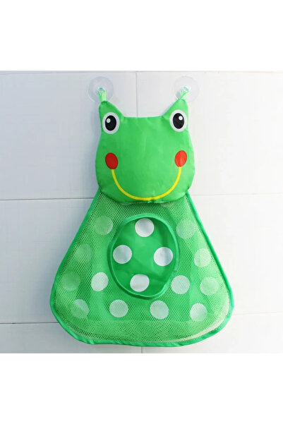 Choice حقيبة شبكية C119-frog خضراء لتنظيم ألعاب حمام الأطفال سريعة الجفاف لتخ...