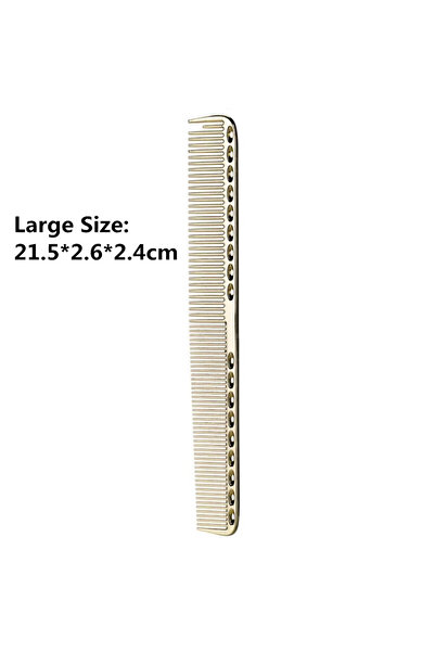 Choice مشط شعر من الألومنيوم بمساحة كبيرة-ذهبية، أمشاط احترافية لتصفيف الشعر،...