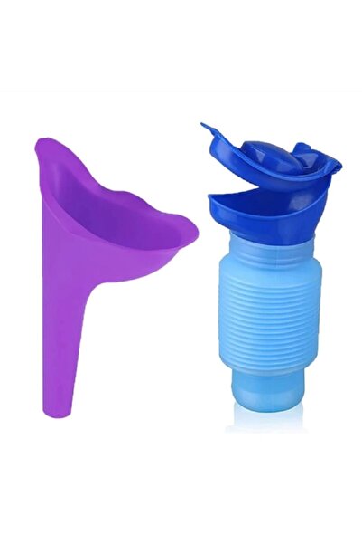 Choice طقم من قطعتين من أدوات مساعدة المرحاض المحمولة للبول، للسفر في السيارة...