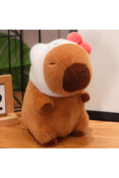 Choice 22cm kt Capybara Plush Toy Simulation Capibara Cosplay Pokemon Pikachu Disney Stitch Sanrio Hello Ki