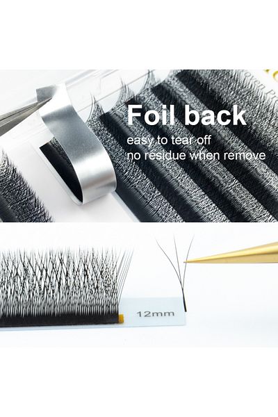 Choice 14mm 0.07mm D Nagaraku Automatic Flower W Volume Shape Bloom 3d Premade Fans Natural Soft Light Indi