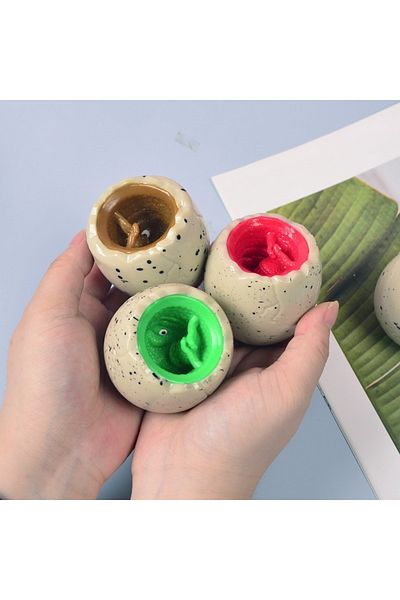 Choice A set of 3PCS Squihy Dinosaur Cup Animal Stress Relief Toys Cure Office Stress Reliever Vent Fidget