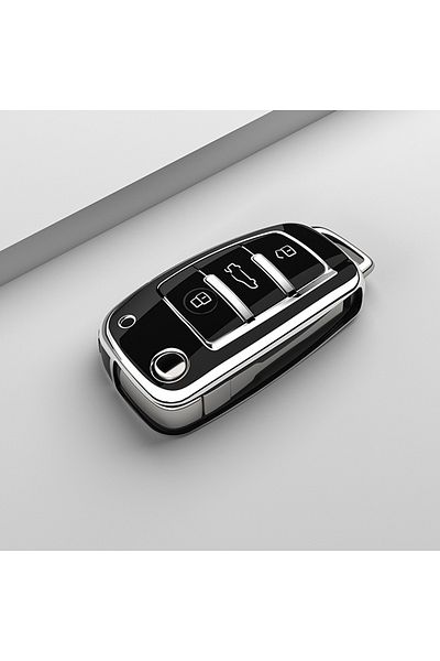 Choice Black Gold Tpu Car Key Cover Case Fob Holder For Audi C5 C6 R8 A1 A3 A4 A5 A6 A7 Q3 Q5 Q7 S6 B6 B7 B