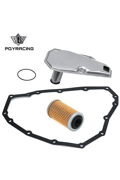 PQY Transmission Oil Filters & Pan Gasket Set For 12-19 Nissan Sentra Versa Note 31728-3JX0A 31728-3J...