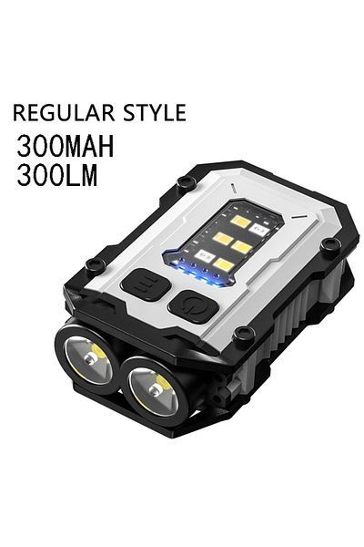 XIWANGFIRE Regular 300 lumens Mini Keychain Flashlight with Clip Super Bright Pocket Torch Light LED Magnetic C
