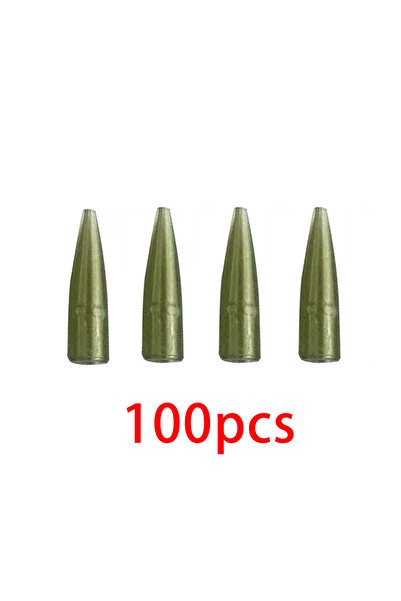 Choice 100 قطعة من أكمام الخطاف المطاطية سريعة التغيير - موصلات خط الصيد المت...
