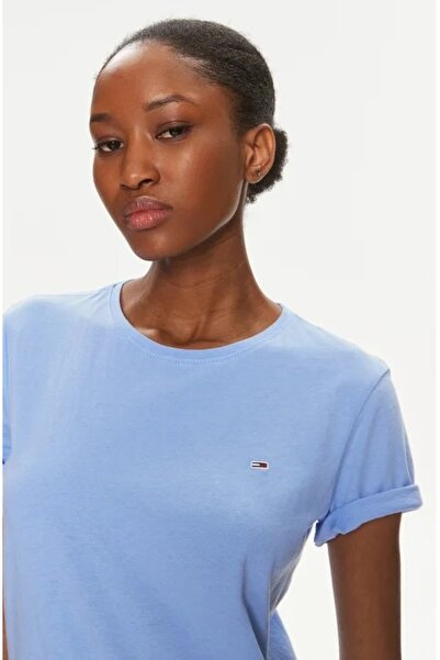 Tommy Hilfiger تي شيرت TJW مصنوع من القطن الناعم بشعار العلم